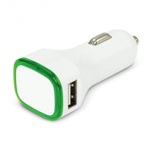 White Green Callisto Car Chargers